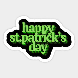 Happy St. Patrick's Day Sticker